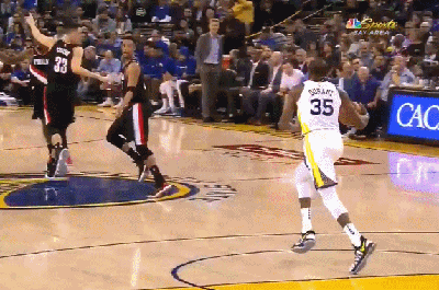 杜兰特四分卫长传,后场连线乔丹-贝尔