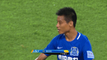 陈志钊被红牌罚下