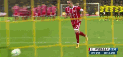 里贝里打左上角得手