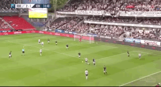 动图:本特纳打进一球