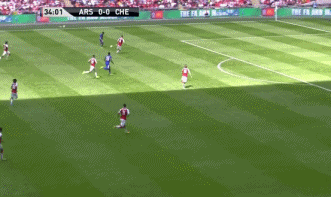 佩德罗劲射，切赫扑出