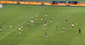 高准翼补射破门！2比1