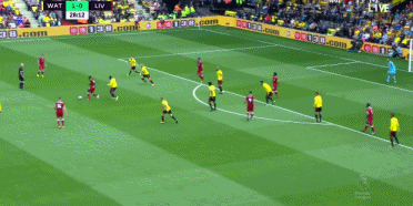 利物浦精彩的配合，马内进球