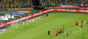 张稀哲点球命中