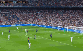 本泽马抽射破门