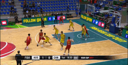 动图:李根手起刀落弧顶三分穿心