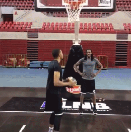 动图:DJ-史蒂文斯秀扣篮