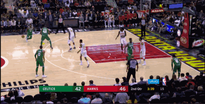 欧文招牌运球过人