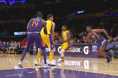 英格拉姆花哨假动作过人演单臂劈扣