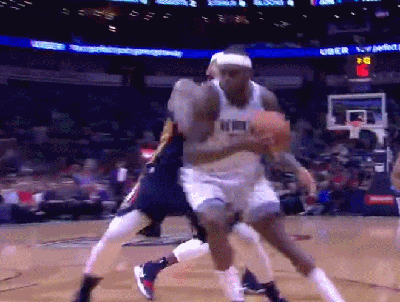 500斤的角力!兰多夫单打考辛斯