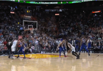 韦德5.9秒潇洒后撤步长两分准绝杀