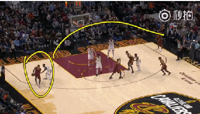 詹姆斯传球视野满分！