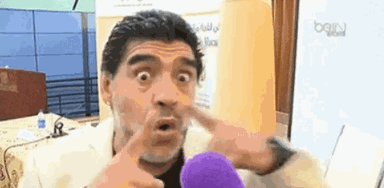 马拉多纳：打扰了，告辞！