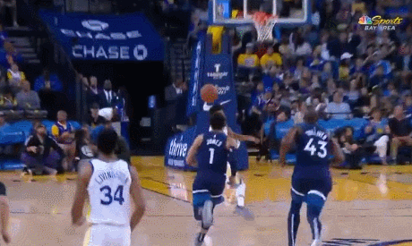 库克连线伊戈达拉单手空接暴扣