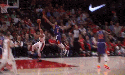 鲍德温四世上篮遭帽,科林斯跟进补扣