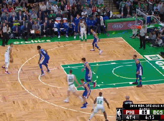 二年级菜鸟一连串运球变向晃晕比德大帝