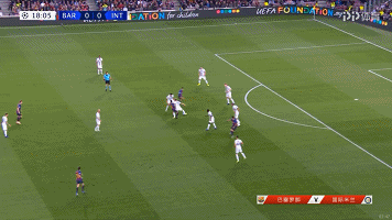 图2：国米中路防守密集