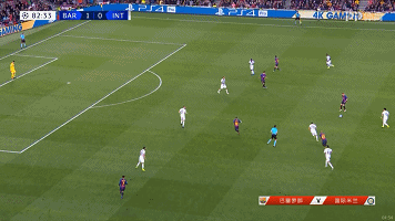 图12：阿尔巴内切中路完成进球