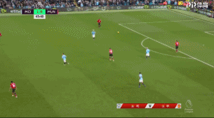 图1：曼城高位逼抢给曼联带来的限制与打击