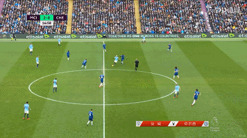 图4：阿奎罗中路突进如入无人之境