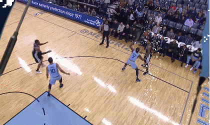 马刺队盖伊步步生莲突破暴力单臂炸筐