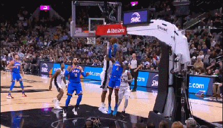 德罗赞长传穆雷反击暴扣终结