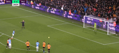 斯特林第二次罚点补射进球