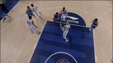 林书豪内线失衡出手打进超神2+1