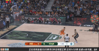 林书豪迎着赵睿飚进三分