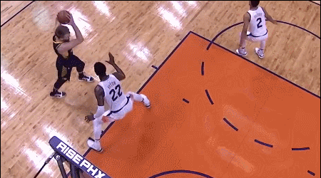 萨博尼斯勾手稳稳命中打成2+1