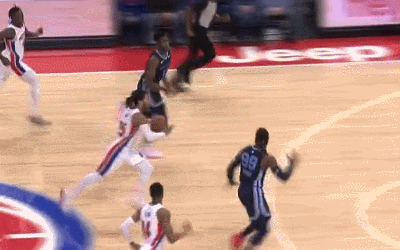 罗斯脑后长眼送胯下妙传,伍德拍马赶到双手重扣