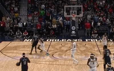 生涯首扣!锡安接霍勒迪妙传空中接力暴扣