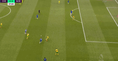 第56分钟，奇尔韦尔低射远角破门！切尔西再入一球！