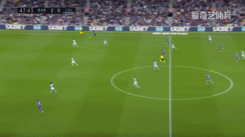 登贝莱横传助攻奥巴梅扬破门↑