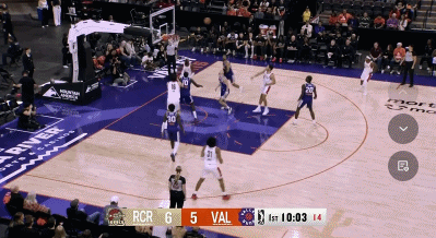 杨瀚森G联赛首个得分