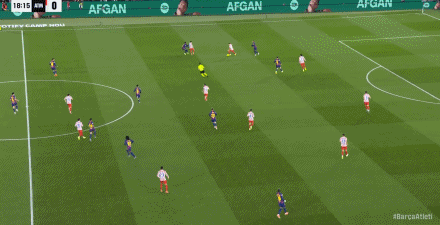 巴埃纳单刀破门，巴萨0-1马竞