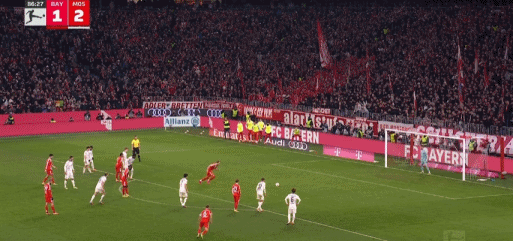 哈里凯恩主罚点球命中，拜仁慕尼黑2-2美因茨