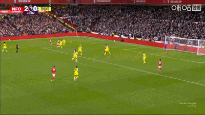 桑加雷禁区外外脚背抽射破门，诺丁汉森林3-0热刺