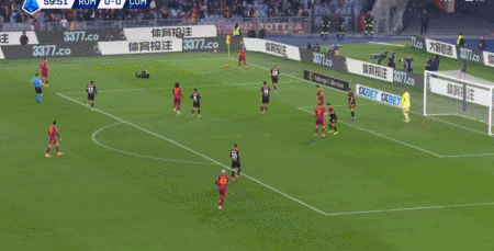 韦斯利·利马贴地斩打远角破门，罗马1-0科莫