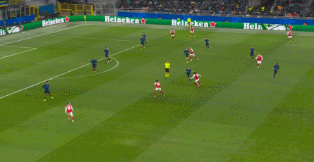 热苏斯凌空铲射破门，阿森纳1-0国际米兰