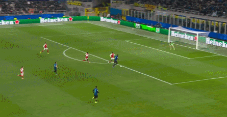 苏契奇后插上世界波破门，阿森纳1-1国际米兰