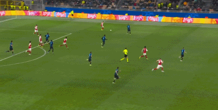 哲凯赖什兜射破门，阿森纳3-1国际米兰