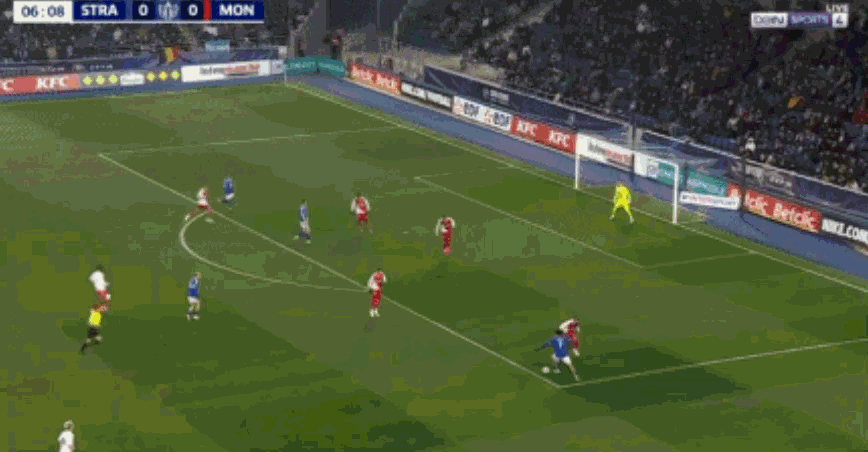 戈多头球接力破门，斯特拉斯堡1-0摩纳哥