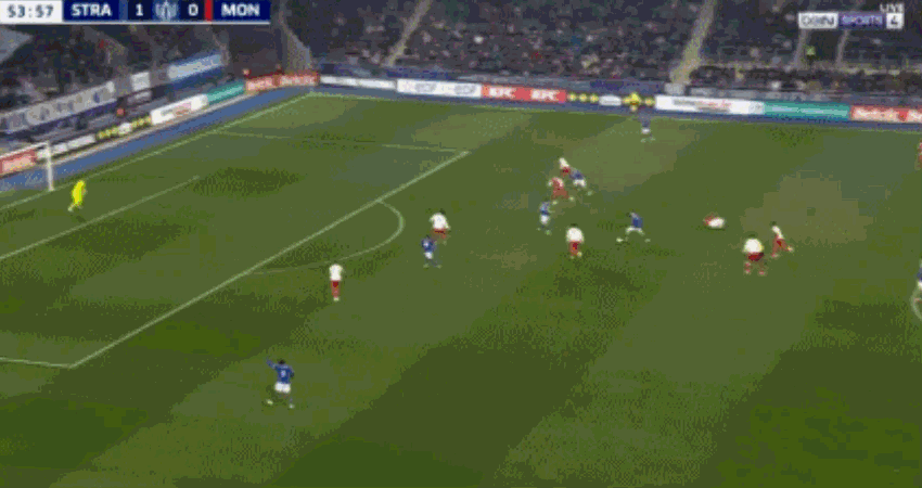 恩西索晃过门将打空门得手，斯特拉斯堡2-0摩纳哥