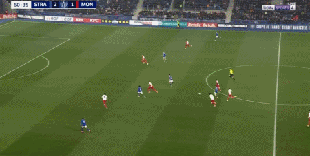 恩西索梅开二度，斯特拉斯堡3-1摩纳哥