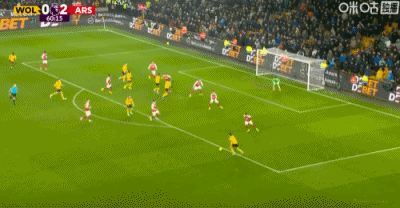 布埃诺兜射破门，阿森纳2-1狼队