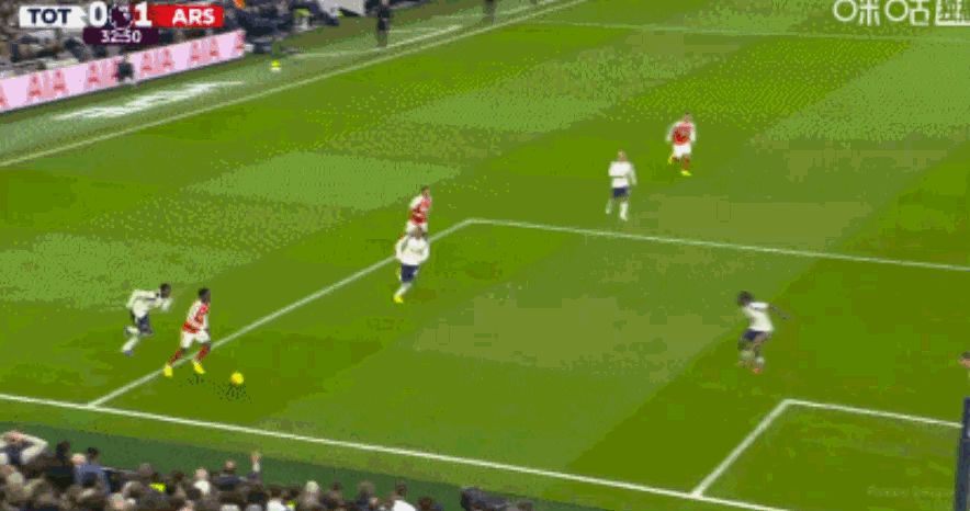 埃泽凌空抽射破门，热刺0-1阿森纳