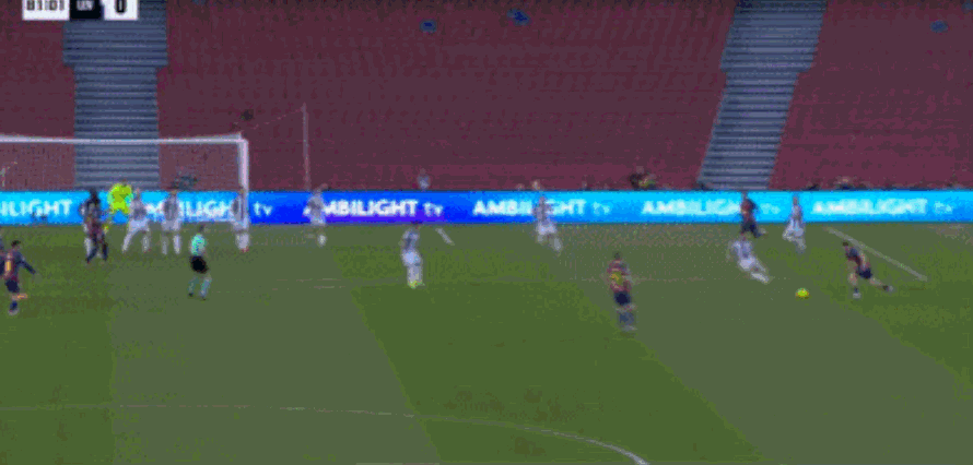 费尔明大力远射破门，巴萨3-0莱万特