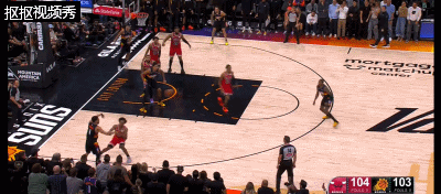 杰伦·格林错失绝杀上篮