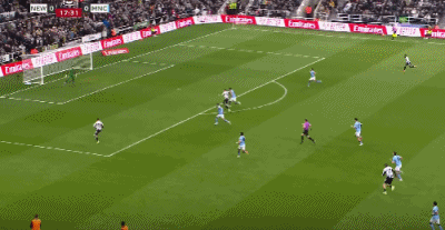 巴恩斯兜射破门，曼城0-1纽卡斯尔联